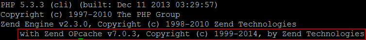 PHP with Zend OPcache